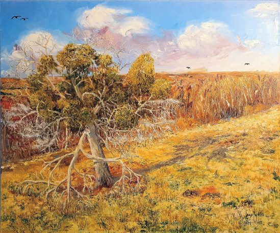 Obstbaum am Wanderweg